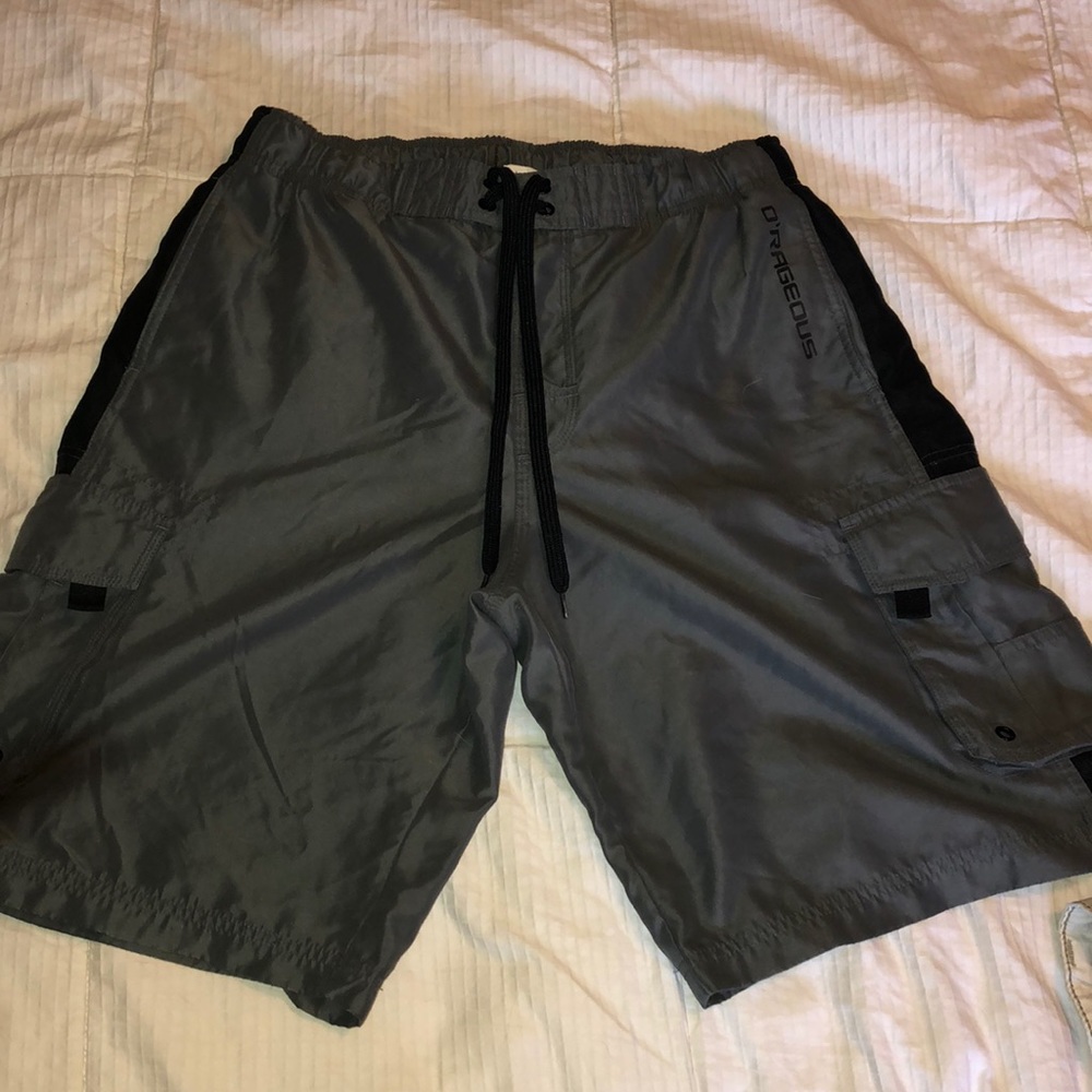 Grey Swim Trunks